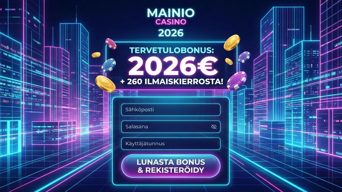 Rekisteröidy bonuksella